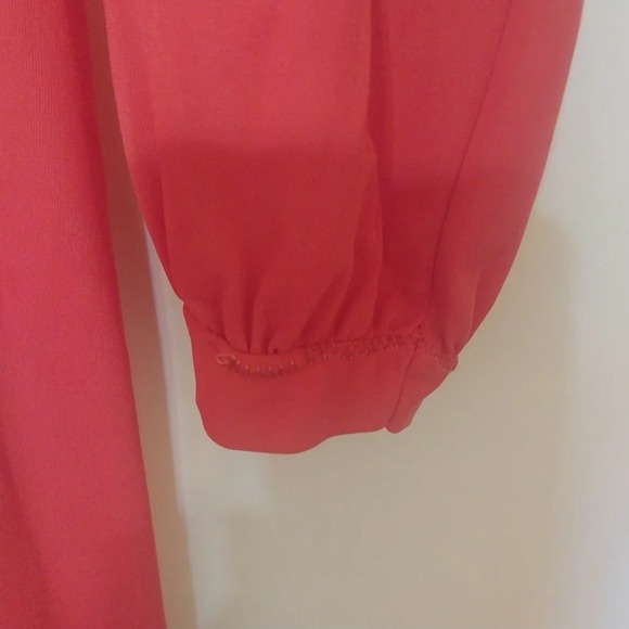 Vintage Red Embroidered Long Robe - Picture 5 of 6